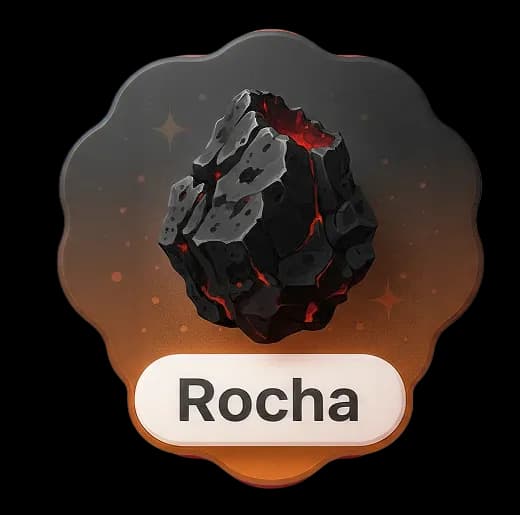 Emblema Pedra bruta