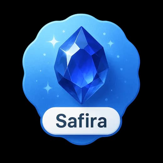 Emblema Safira